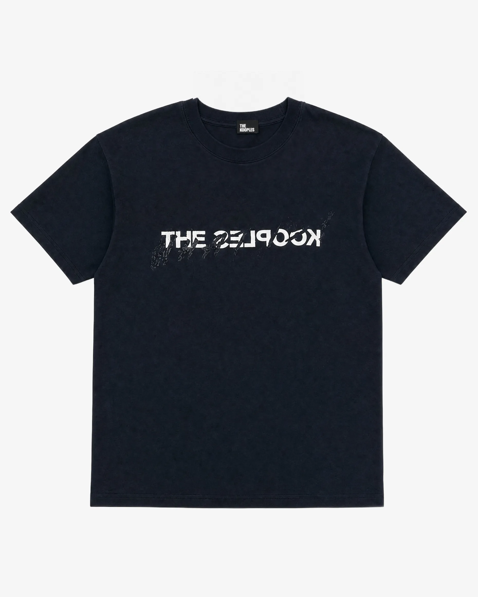 T-shirt What Is avec strass noir