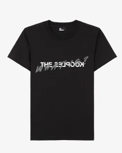 T-shirt What Is avec strass noir