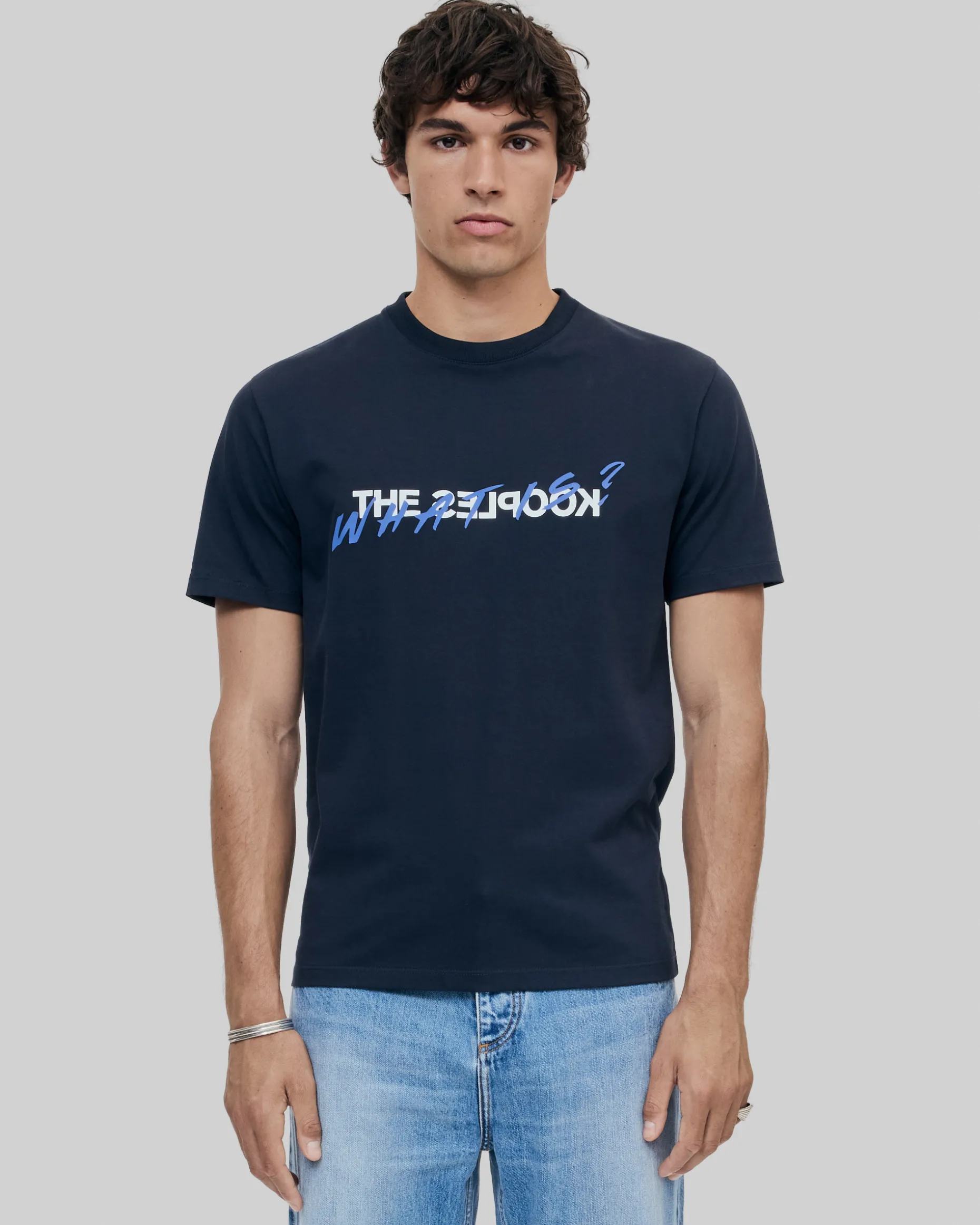 T-shirt What Is bleu