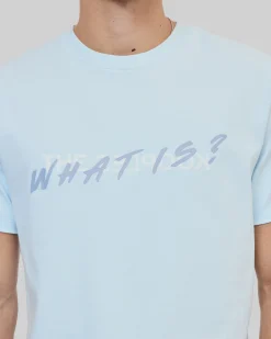 T-shirt What Is bleu clair