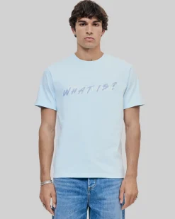 T-shirt What Is bleu clair