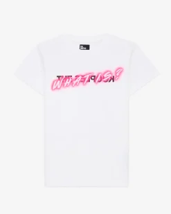 T-shirt What Is fluo blanc
