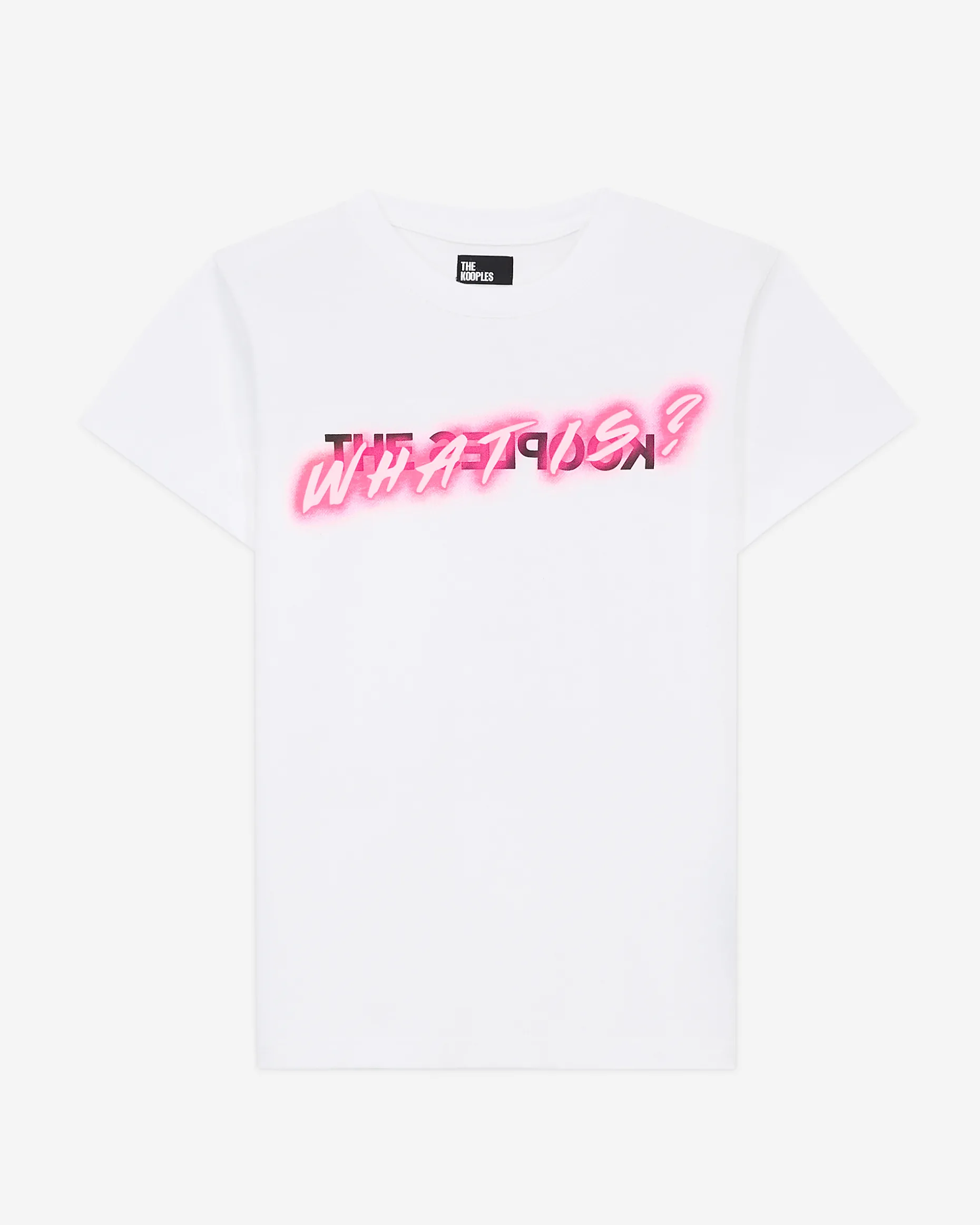 T-shirt What Is fluo blanc