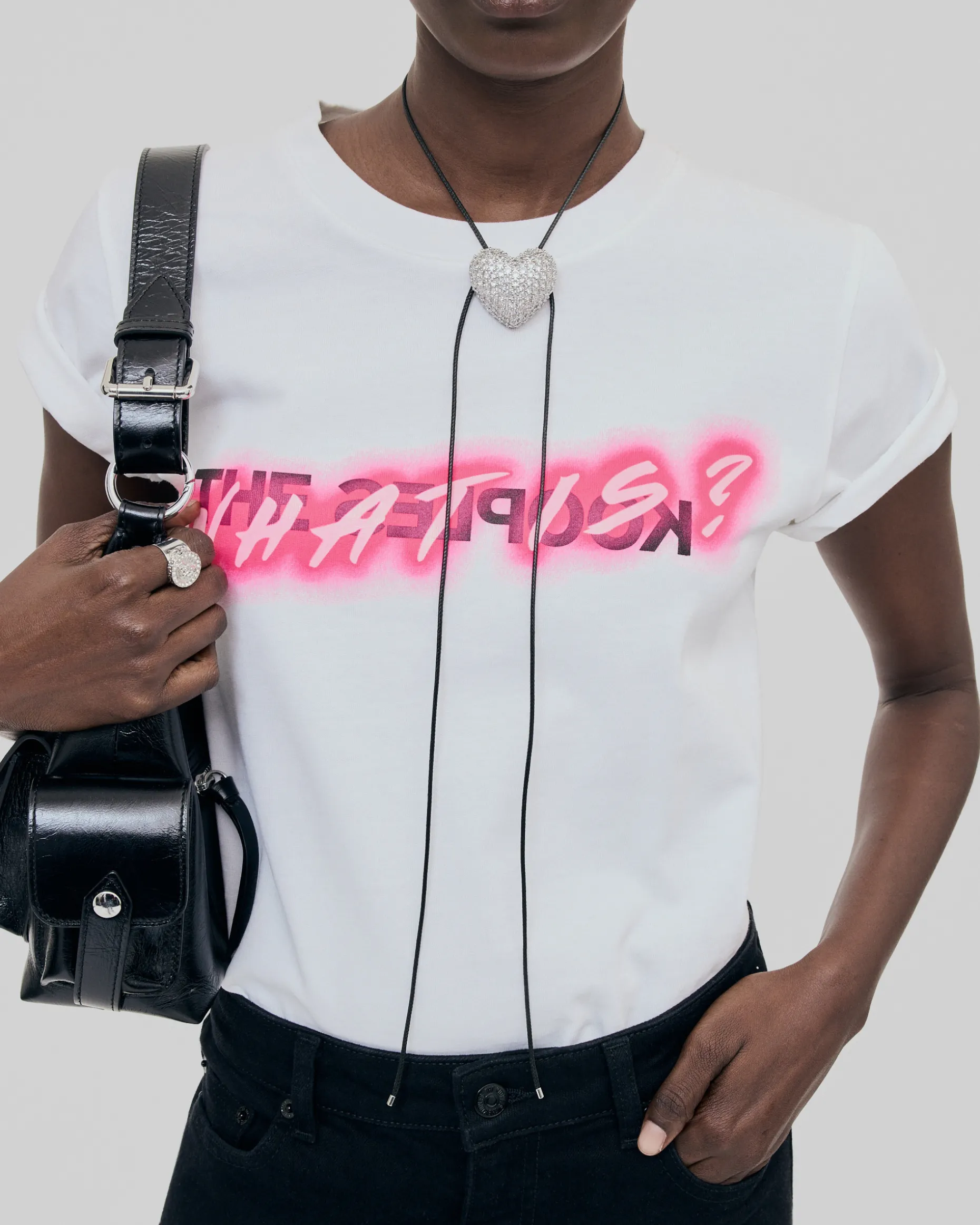 T-shirt What Is fluo blanc