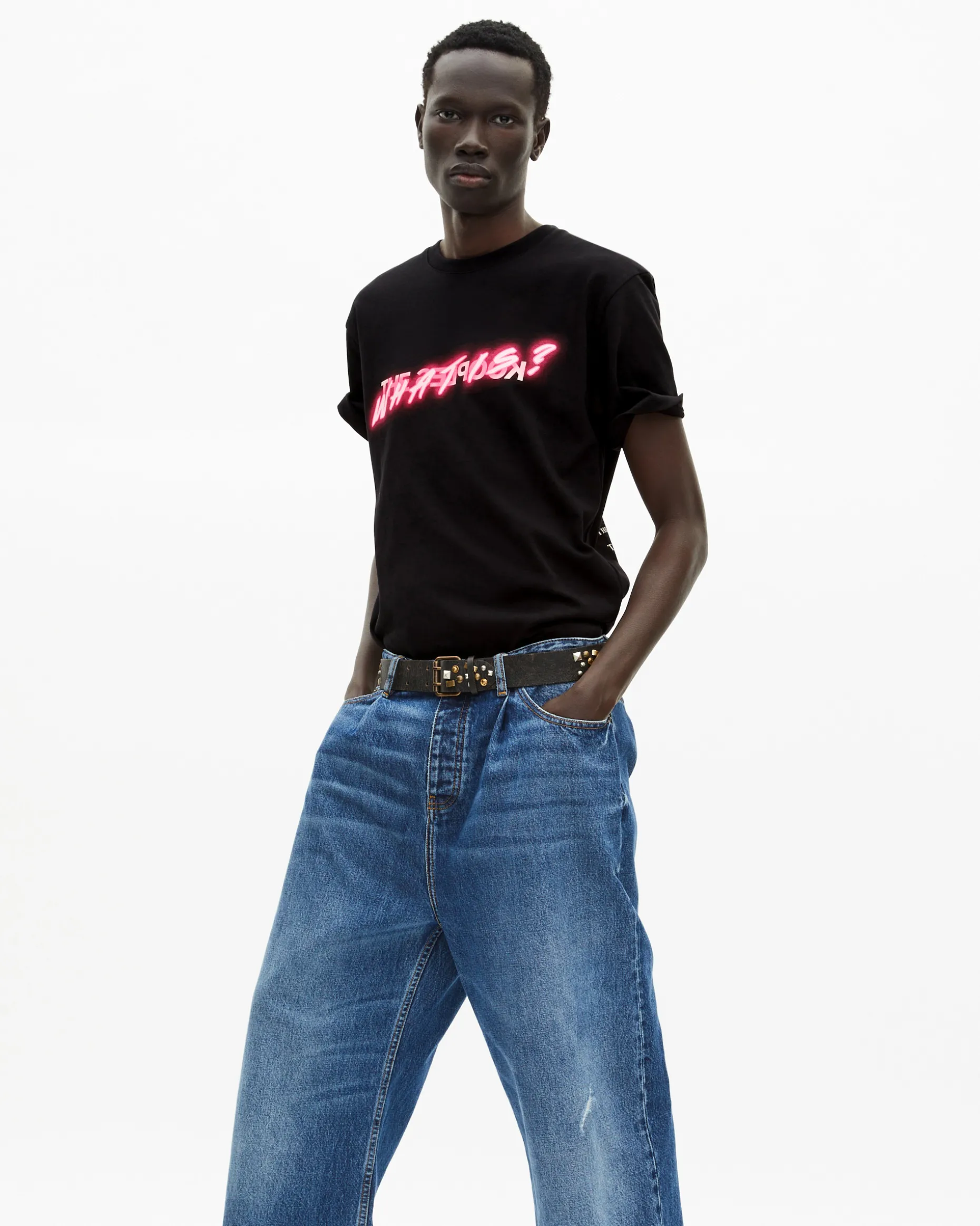 T-shirt What Is fluo noir