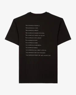 T-shirt What Is métallique noir