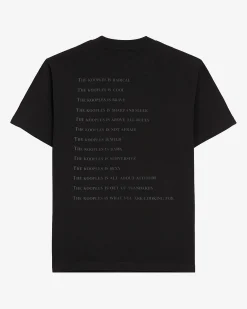 T-shirt What Is noir et léopard