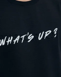 T-shirt What's Up noir mixte