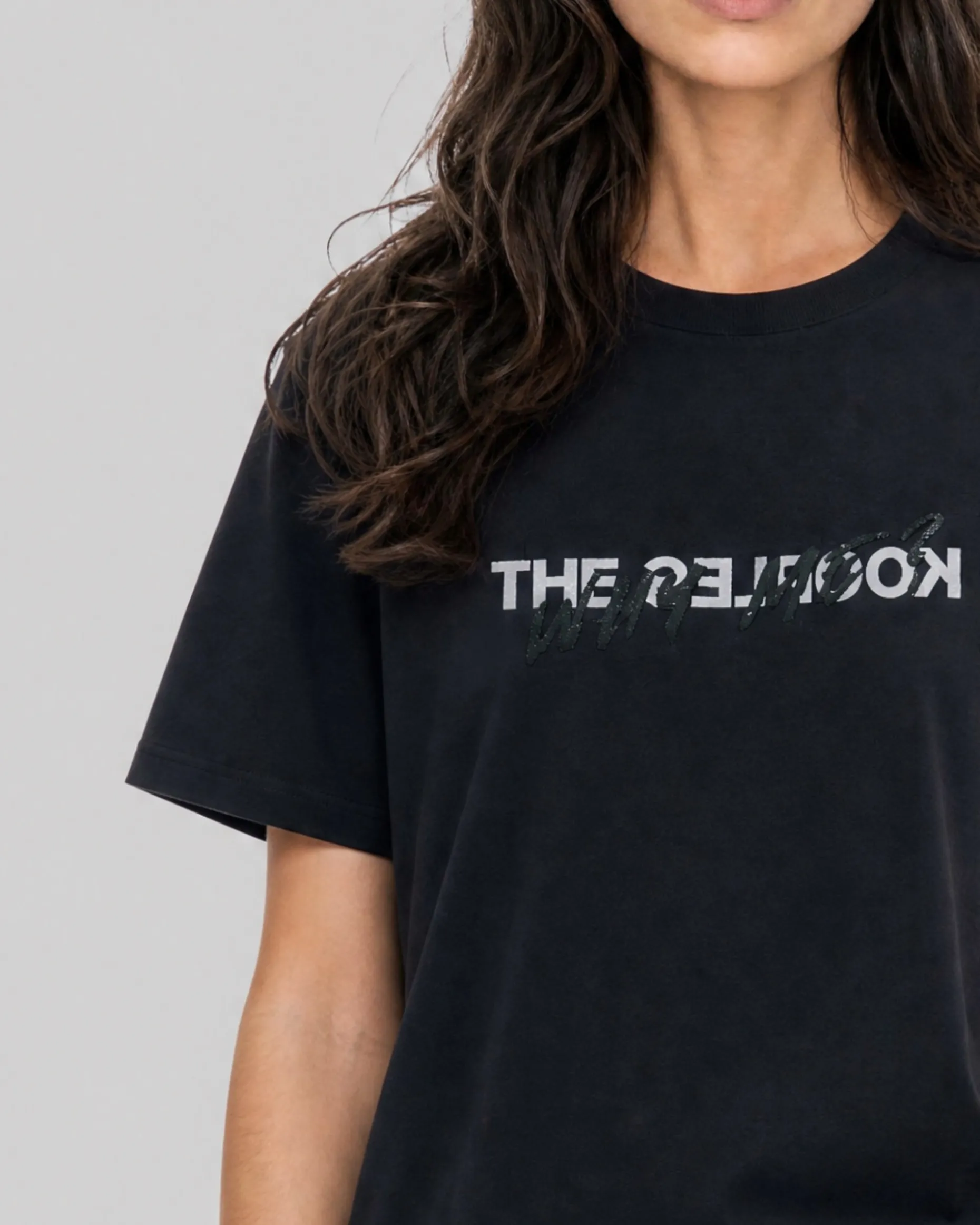 T-shirt Why Me noir mixte