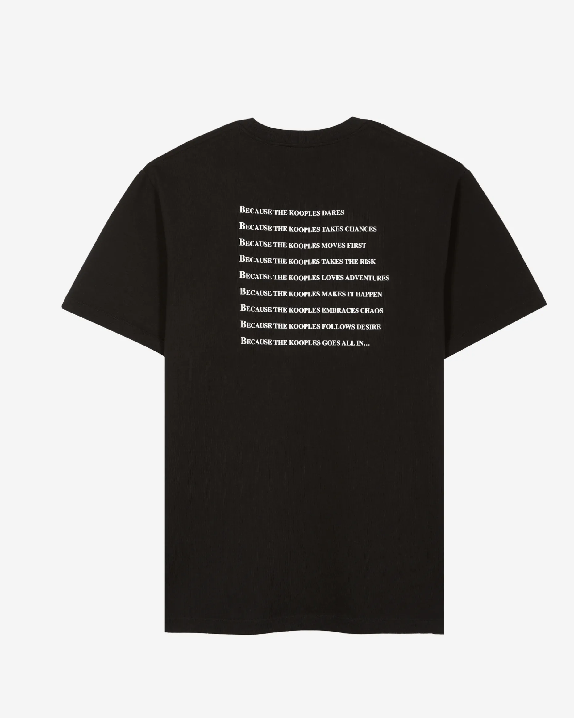 T-shirt Why Not noir mixte