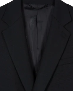 Veste de costume croisée marine