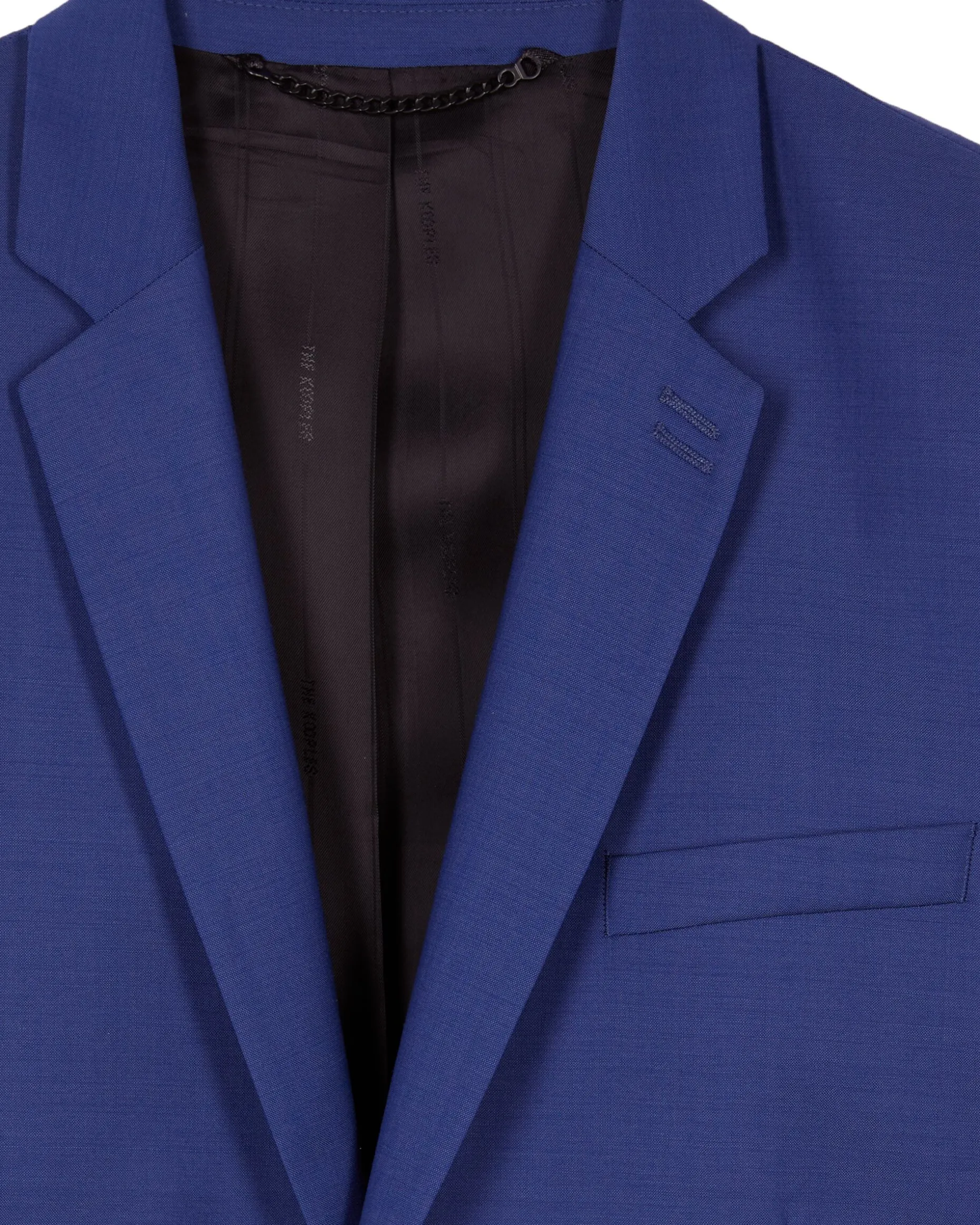 Veste de costume en laine bleue