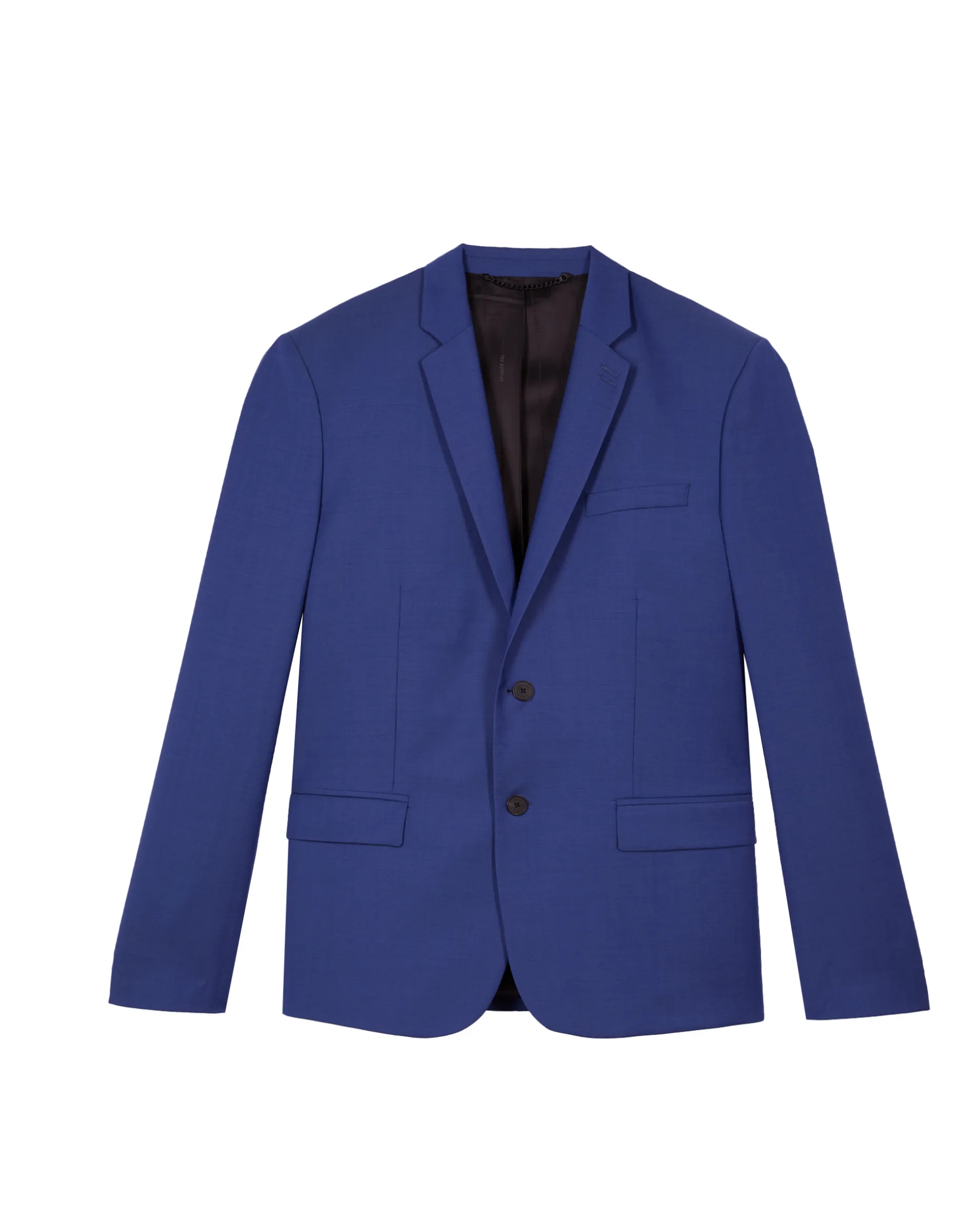 Veste de costume en laine bleue