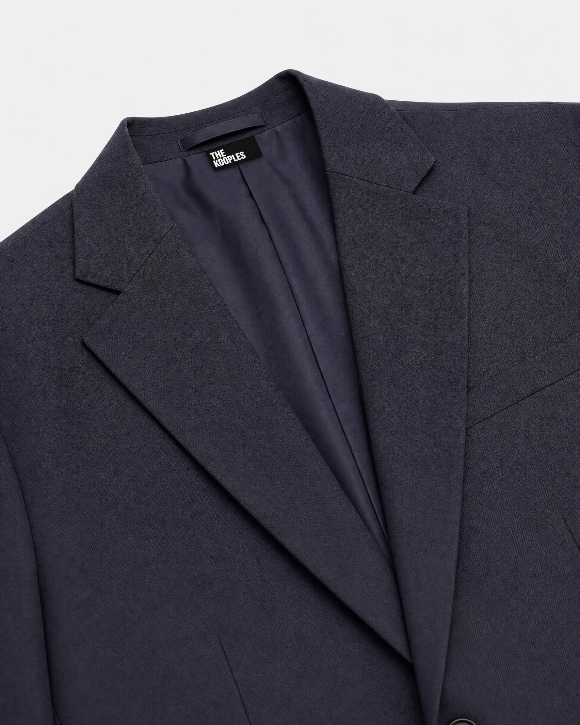 Veste de costume en laine marine