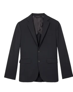 Veste de costume en laine marine