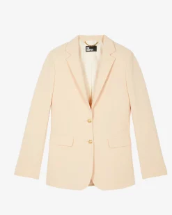 Veste de tailleur droite pêche