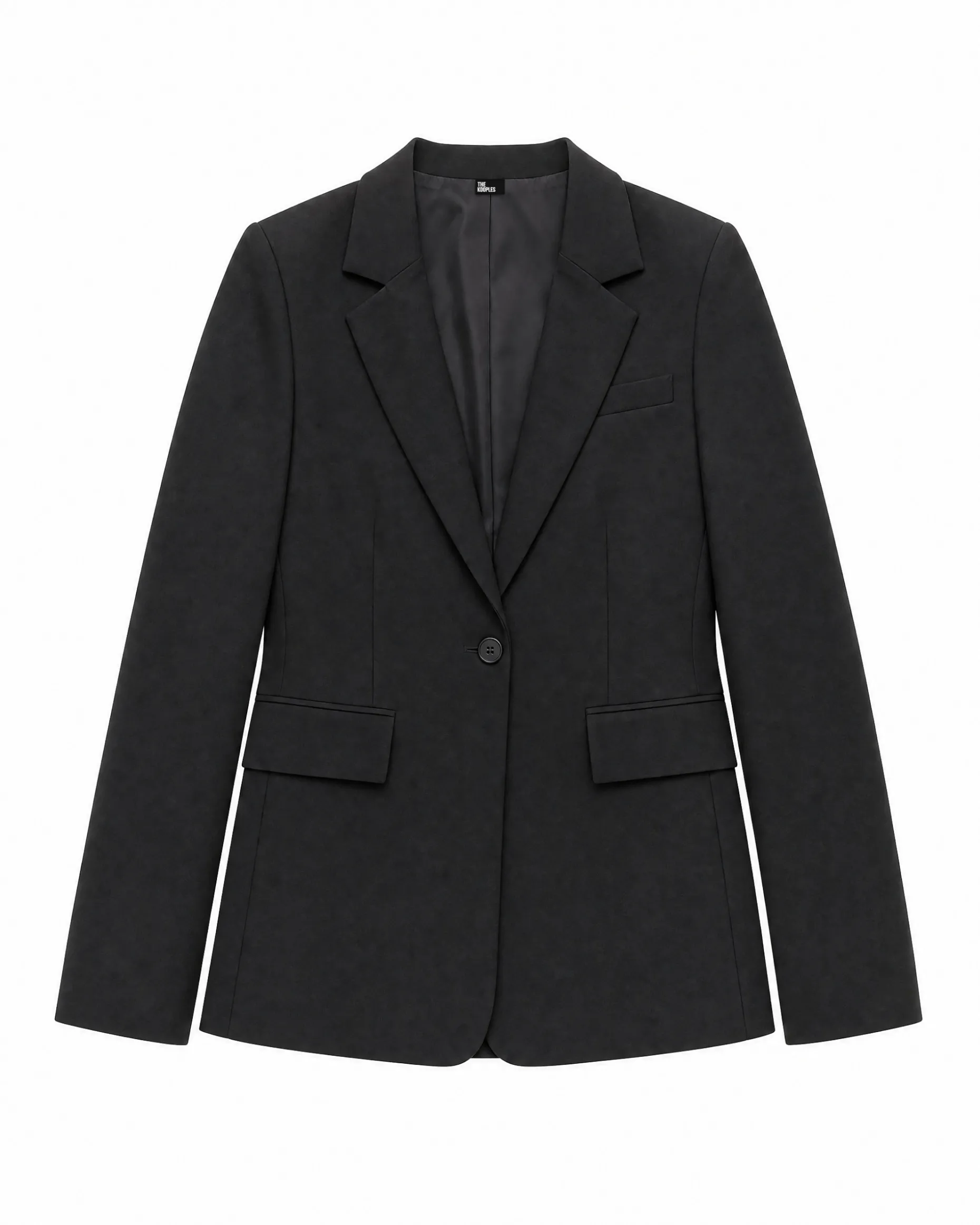 Veste de tailleur en laine noire