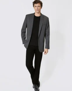 Veste en laine grise