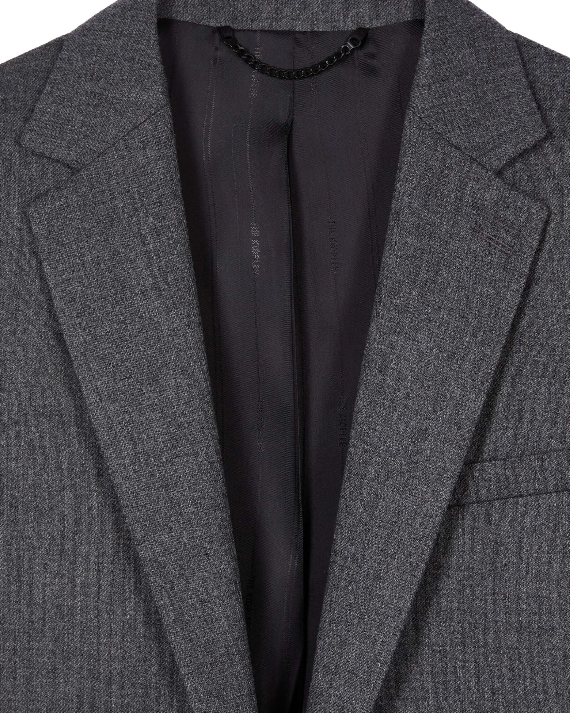 Veste en laine grise